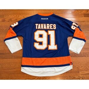 Reebok John‎ Tavares #91 New York Islanders NHL Hockey Jersey Mens XL Captain
